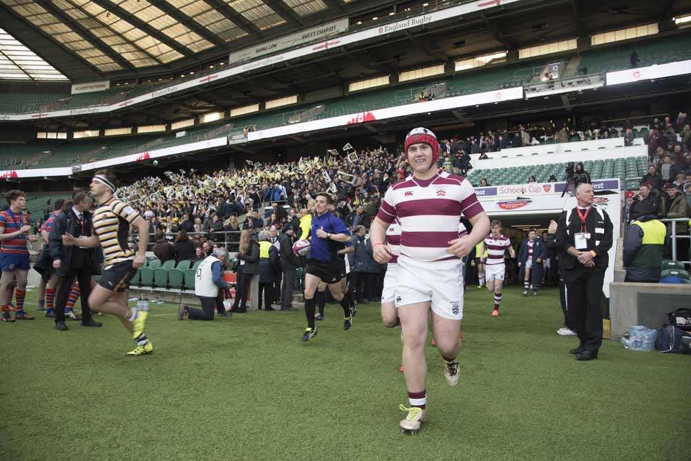 NatWest Schools Cup Final (won 18-10 against QEGS Wakefield